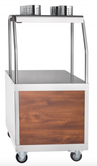 Прилавок для столовых приборов Abat ПСП-70ПМ (дуб) (210000000217) в ШефСтор (chefstore.ru)